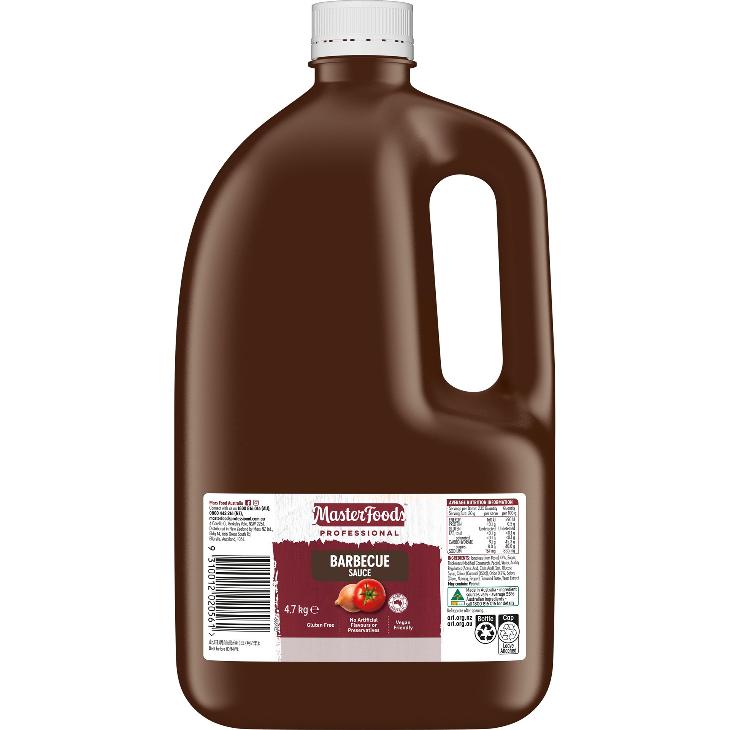 MasterFoods™ Professional Gluten Free Barbecue Sauce 4.7kg