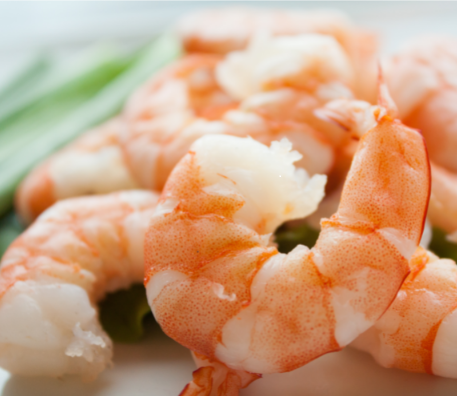 COOKED &amp; PEELED PRAWN MEAT 31/40 1kg