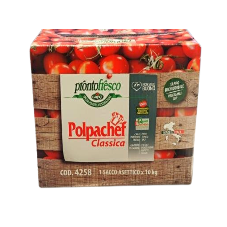 POLPACHEF TOMATO PULP 10KG BIB