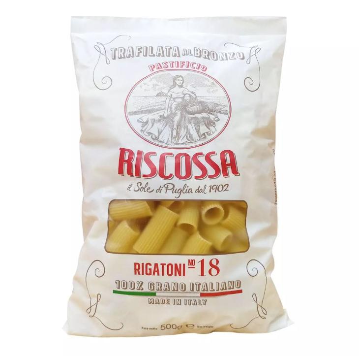 RIGATONI 100% IT BRONZE DIE PASTA 500G (CTN/20)