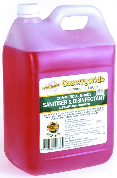 SANITISER &amp; DISINFECTANT 5LT