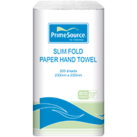 SLIM FOLD PAPER HAND TOWEL 200 SHEETS x 20