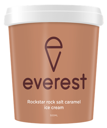 Rockstar Rock Salt Caramel Ice Cream 500ML X 6