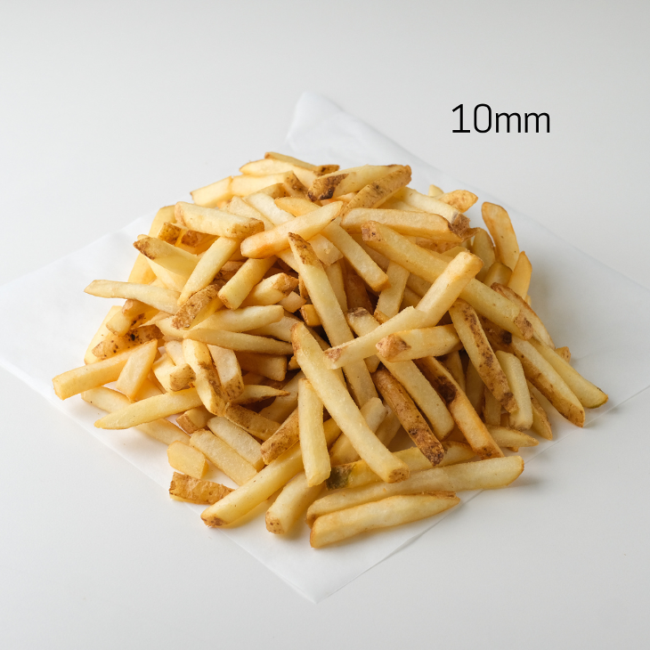 10MM SKIN ON COATED FRIES 6 X 2KG