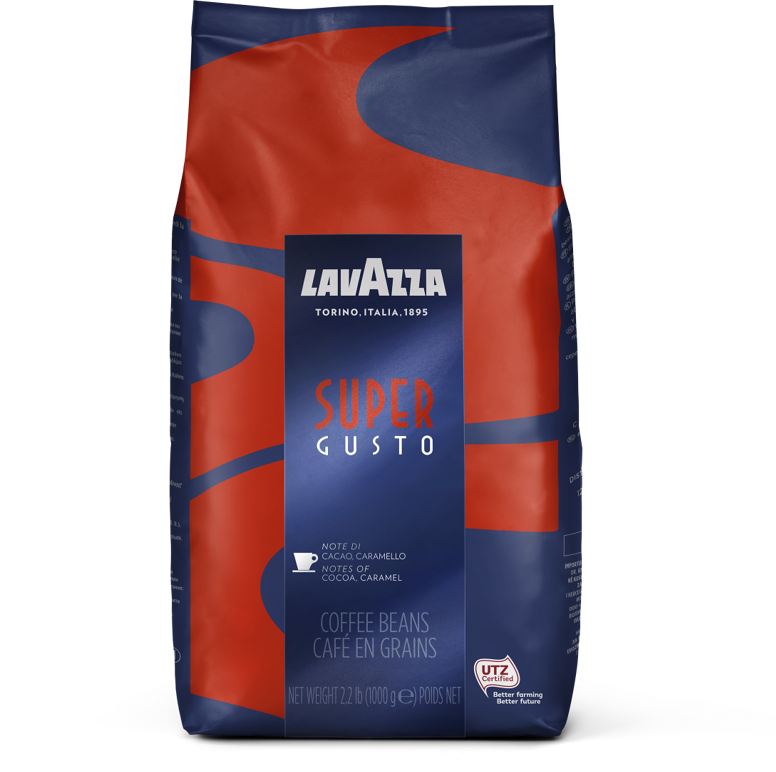 Lavazza Super Gusto UTZ 1KG Coffee Beans