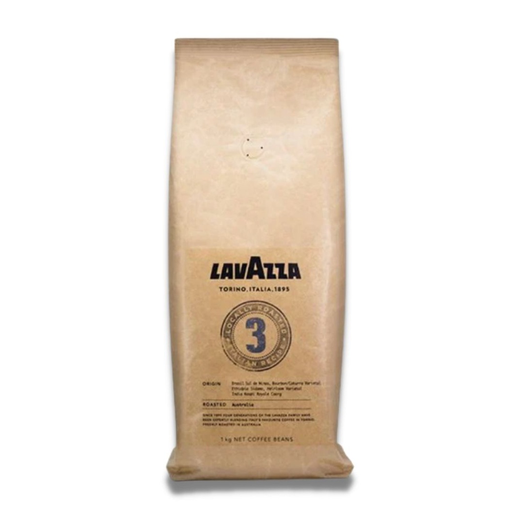 Lavazza Local Roast Blend 3- 80% Arabica Coffee Beans 1KG x 6