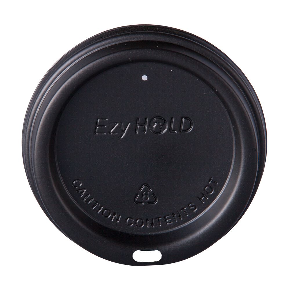 12oz Dome Lid (90mm) - Black x 1000