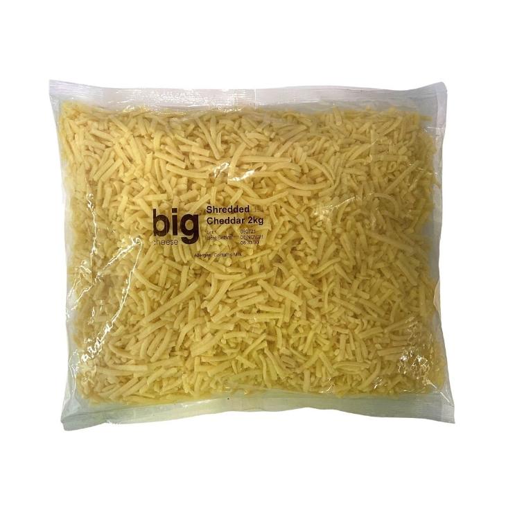 FINE SHREDDED TASTY CHEDDAR 2KG