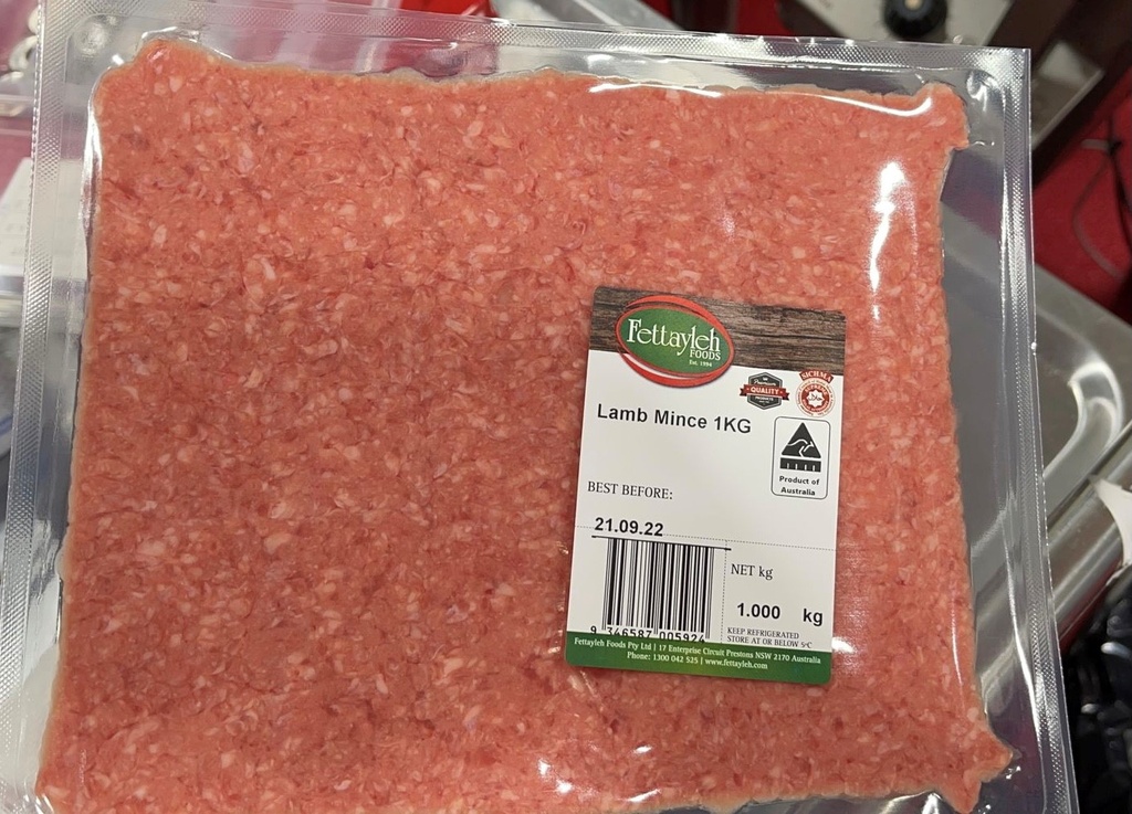 Frozen 100% Lamb Mince 10 x 1kg