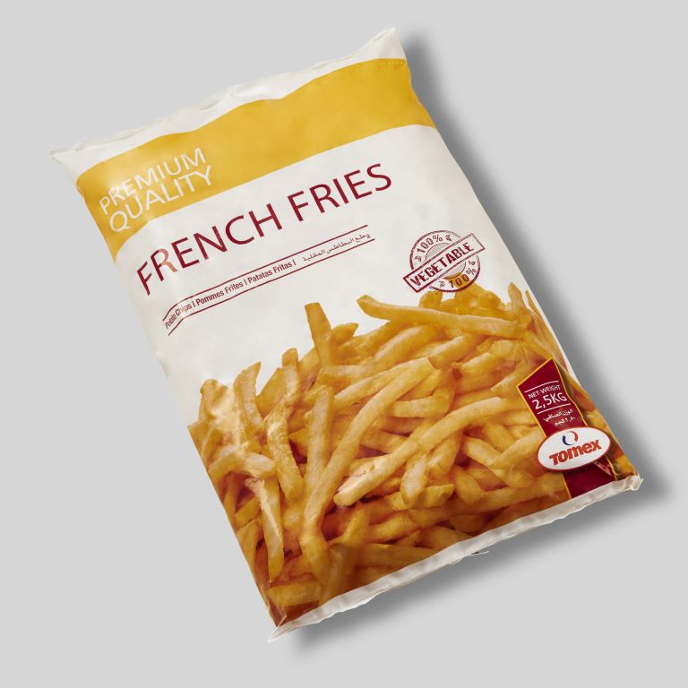 9mm Straight Cut French Fries 2.5kg x 4