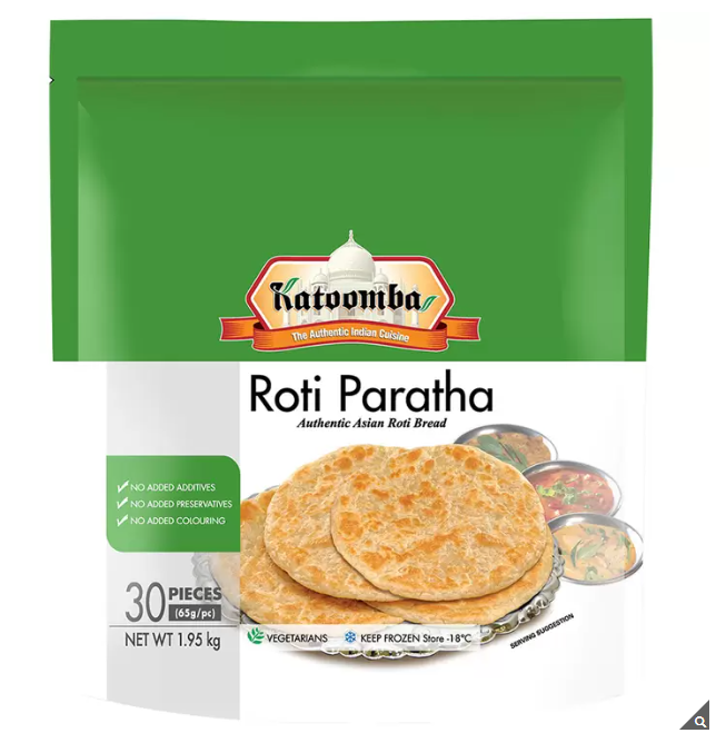 KT Roti Paratha 65g x 30pc  (4)