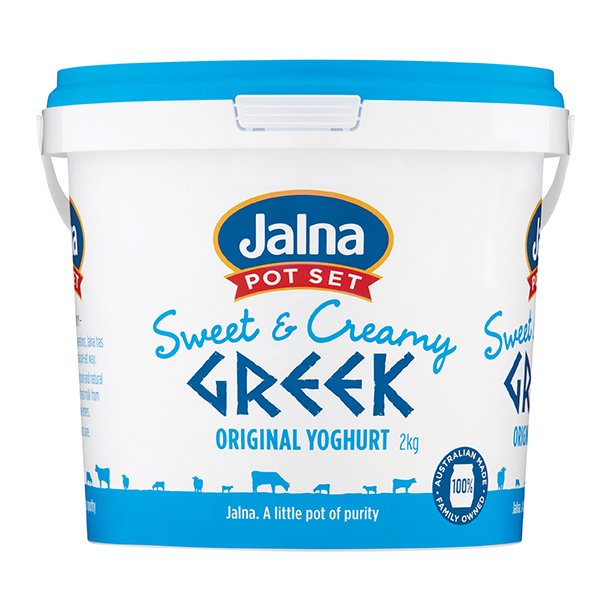 Jalna Sweet &amp; Creamy Greek Yoghurt 2kg