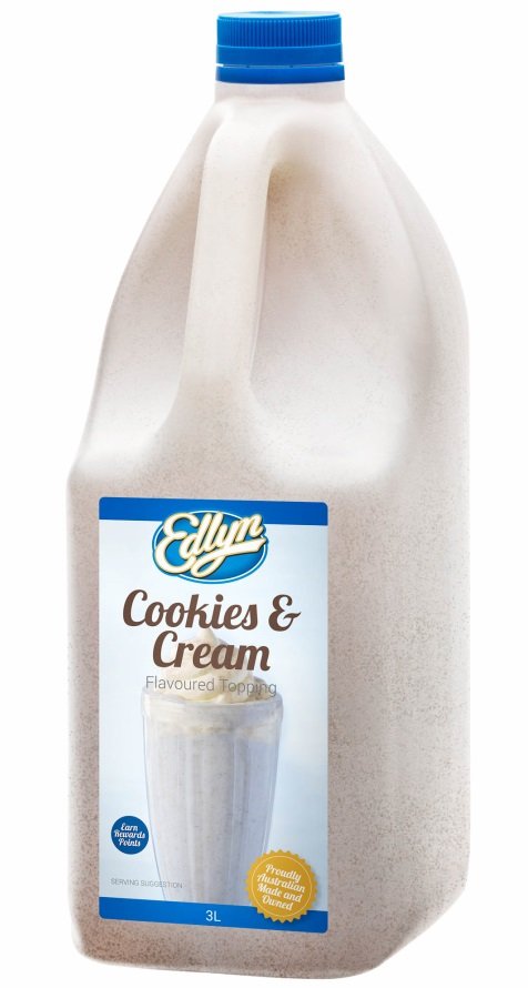 COOKIES &amp; CREAM TOPPING 3LT