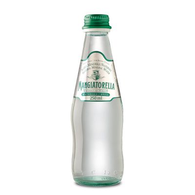 Mangiatorella SPARKLING natural water GLASS 30x 250ml