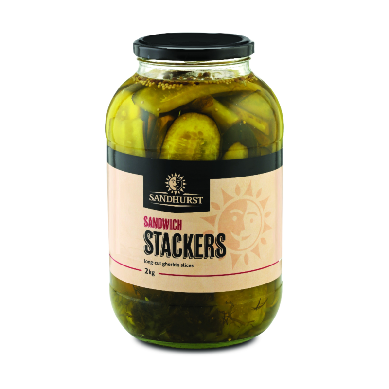 SANDHURST LONG CUT SLICED GHERKINS 2KG