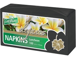 [NAPKINLUNCHBLACK] 2PLY BLACK LUNCH NAPKIN X 2000