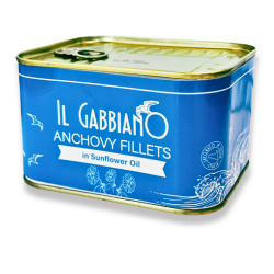 [ANCHOVY_700] ITALIAN ANCHOVY FILLETS IN OIL 720G - EASY OPEN