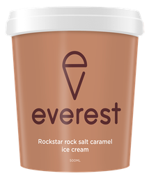 [ICECREAM500ML-CAR] Rockstar Rock Salt Caramel Ice Cream 500ML X 6