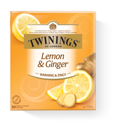 [TWININGS05] TWININGS LEMON &amp; GINGER TEA 10PC X 12