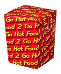 [CHIPBOX] CHIP BOX &quot;HOT FOOD TO GO&quot; X 500