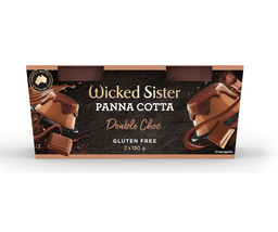 [WSPCDC] WICKED SISTER PANNA COTTA DOUBLE CHOC 9X(2X150G)