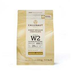 [CHOCALWHT] Callebaut White Chocolate 28% Buttons 2.5kg