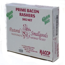 [PASBACSTR5] Pastoral Bacon STREAKY Rindless 5kg [B] [9streaky]