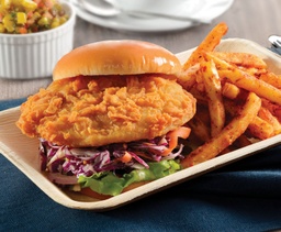 [BARRA_BURGER] SOUTHERN FRIED BARRAMUNDI BURGER (33 X 85G)